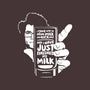 Drink Milk and Kick Ass-none polyester shower curtain-butcherbilly