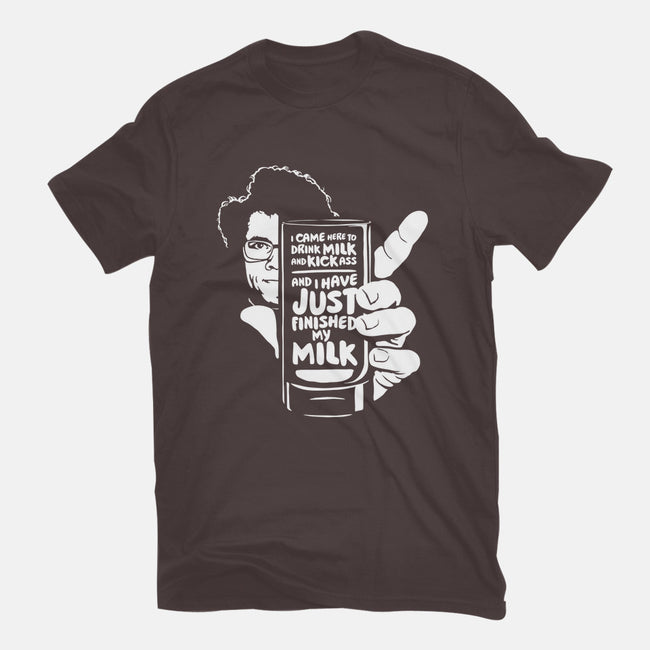 Drink Milk and Kick Ass-mens heavyweight tee-butcherbilly