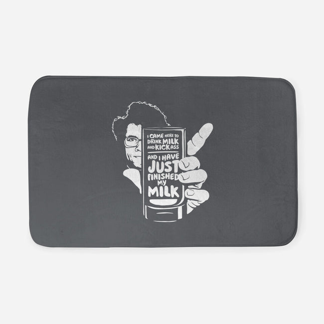 Drink Milk and Kick Ass-none memory foam bath mat-butcherbilly