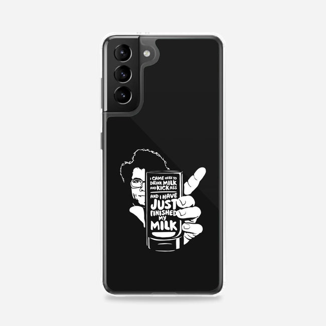 Drink Milk and Kick Ass-samsung snap phone case-butcherbilly