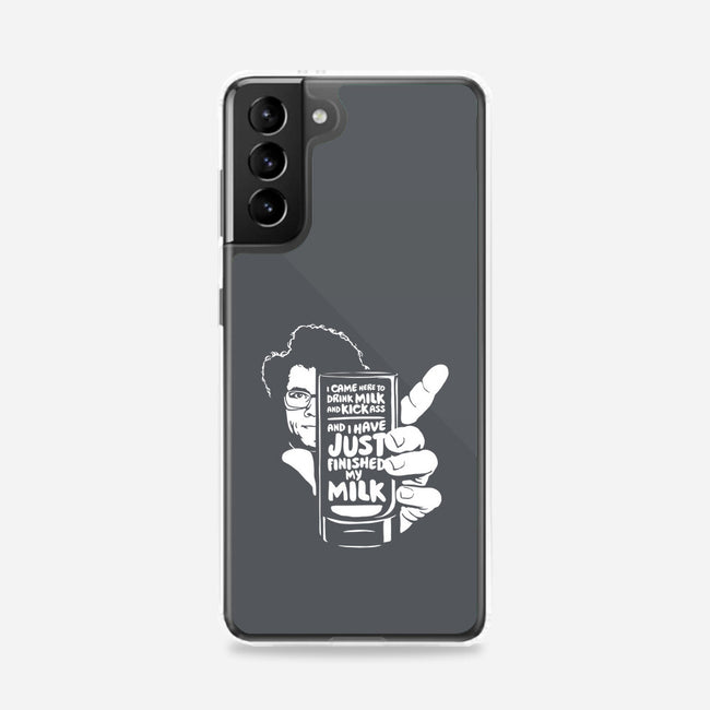 Drink Milk and Kick Ass-samsung snap phone case-butcherbilly