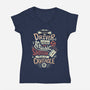 Driver Picks the Music-womens v-neck tee-risarodil