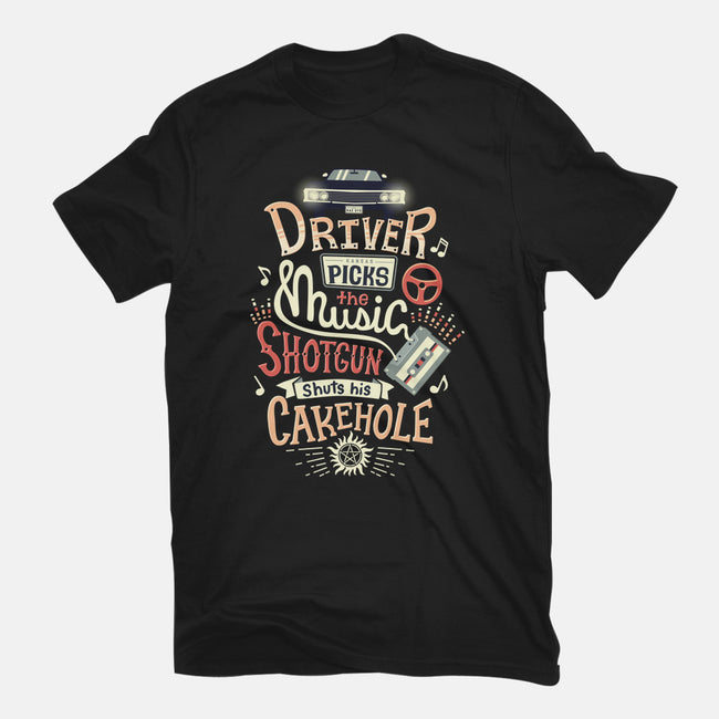Driver Picks the Music-mens heavyweight tee-risarodil