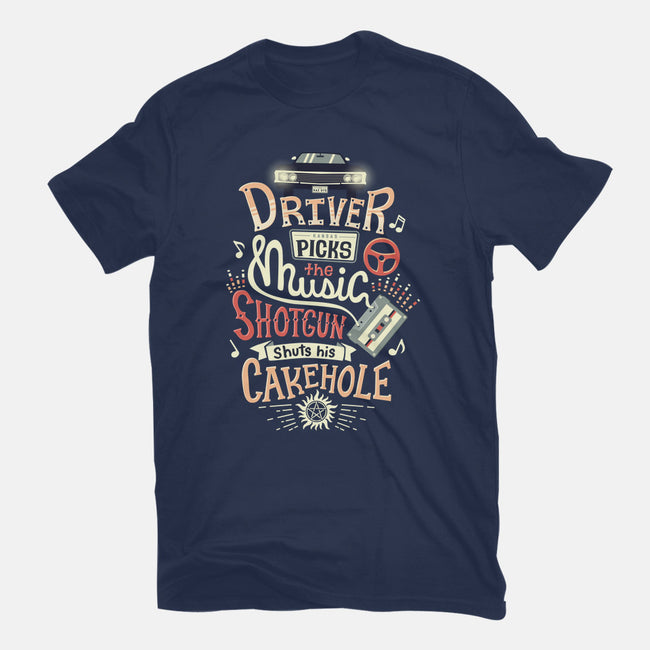 Driver Picks the Music-mens heavyweight tee-risarodil