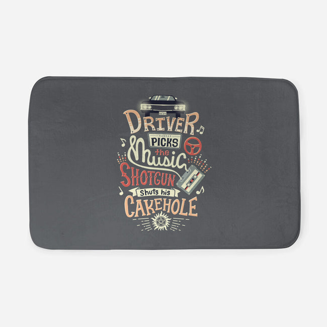 Driver Picks the Music-none memory foam bath mat-risarodil