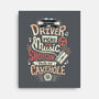 Driver Picks the Music-none stretched canvas-risarodil