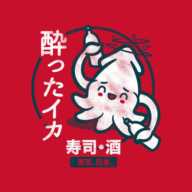 Drunken Squid Sushi-none glossy sticker-Beware_1984