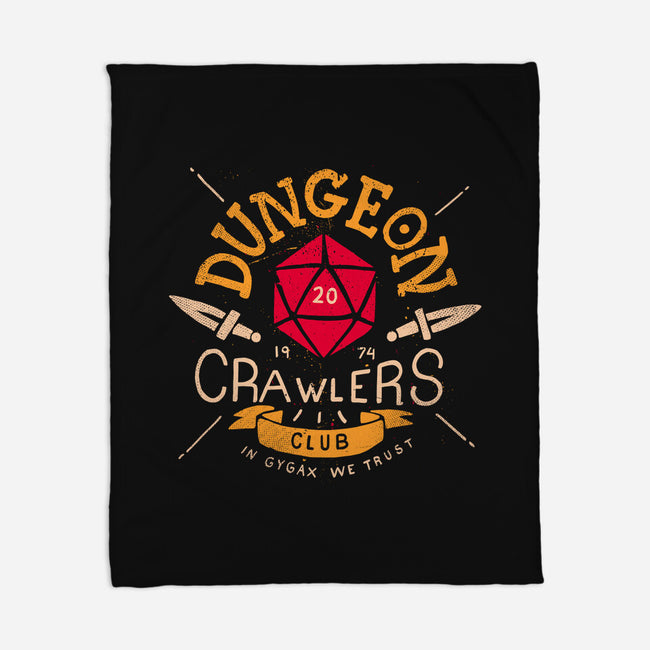 Dungeon Crawlers Club-none fleece blanket-Azafran