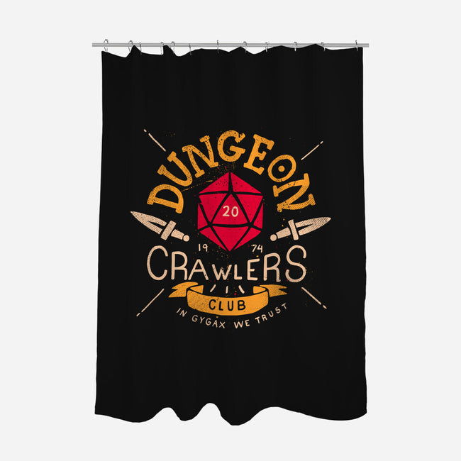 Dungeon Crawlers Club-none polyester shower curtain-Azafran