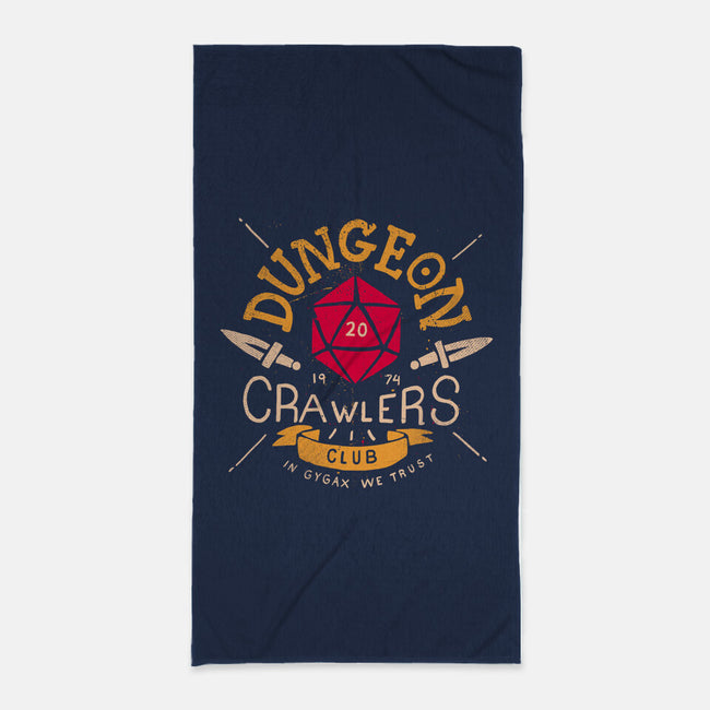 Dungeon Crawlers Club-none beach towel-Azafran