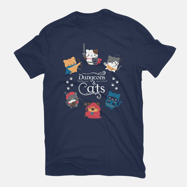 Dungeons & Cats-unisex basic tee-Domii