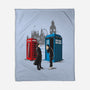 Cabins Collide-none fleece blanket-Adams Pinto