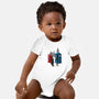 Cabins Collide-baby basic onesie-Adams Pinto