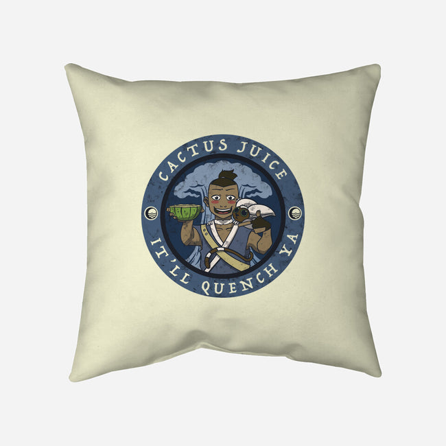 Cactus Juice-none removable cover w insert throw pillow-KatHaynes