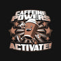 Caffeine Powers, Activate!-unisex kitchen apron-Obvian