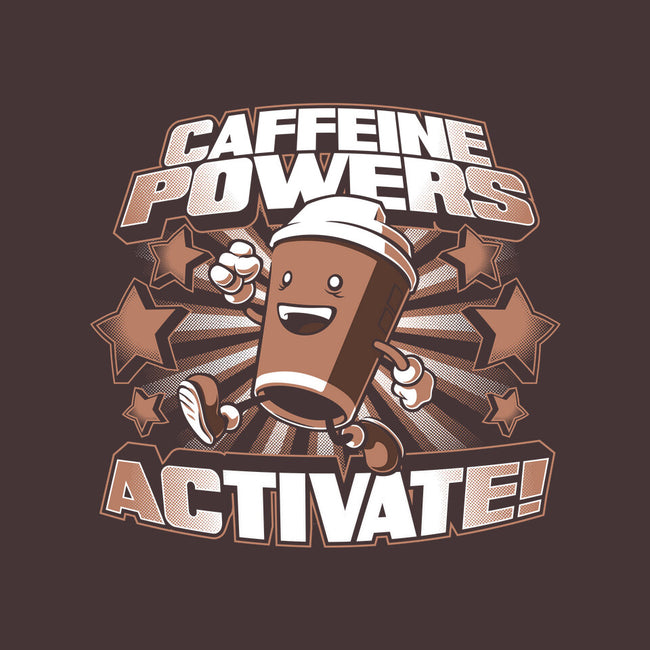 Caffeine Powers, Activate!-none water bottle drinkware-Obvian