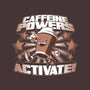 Caffeine Powers, Activate!-none drawstring bag-Obvian