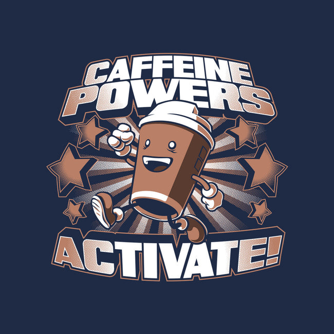 Caffeine Powers, Activate!-none drawstring bag-Obvian