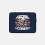 Caffeine Powers, Activate!-none zippered laptop sleeve-Obvian