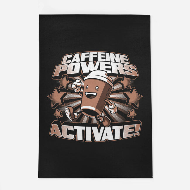 Caffeine Powers, Activate!-none outdoor rug-Obvian