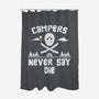 Campers-none polyester shower curtain-manospd