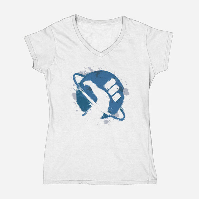 Can I Get a Ride-womens v-neck tee-xMorfina