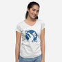 Can I Get a Ride-womens v-neck tee-xMorfina