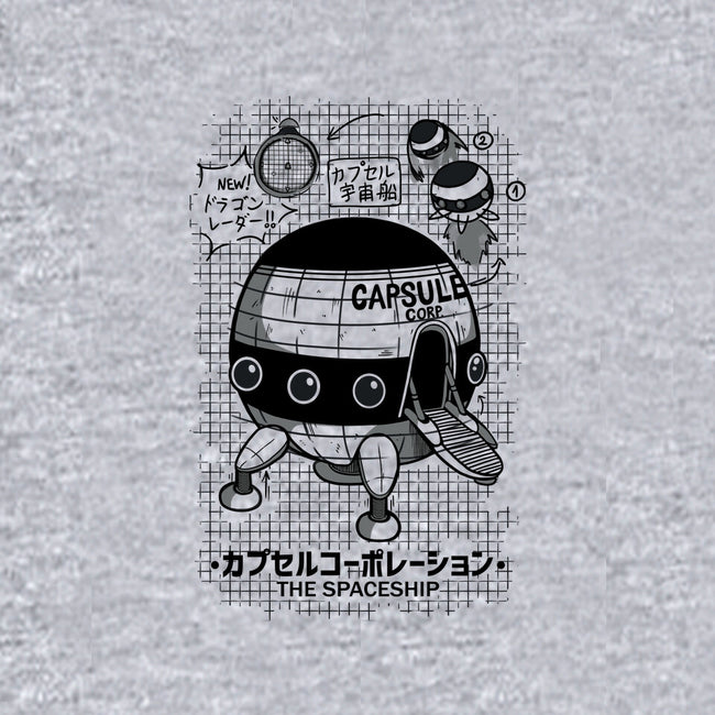 Capsule Spaceship-baby basic onesie-pescapin