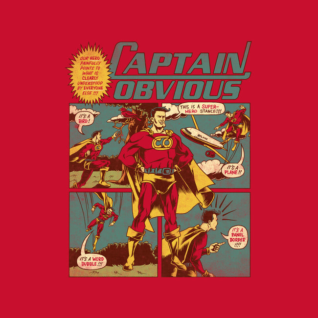 Captain Obvious-none polyester shower curtain-Joshua Kemble