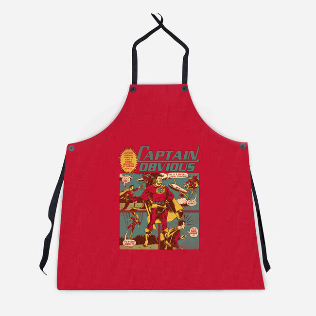 Captain Obvious-unisex kitchen apron-Joshua Kemble