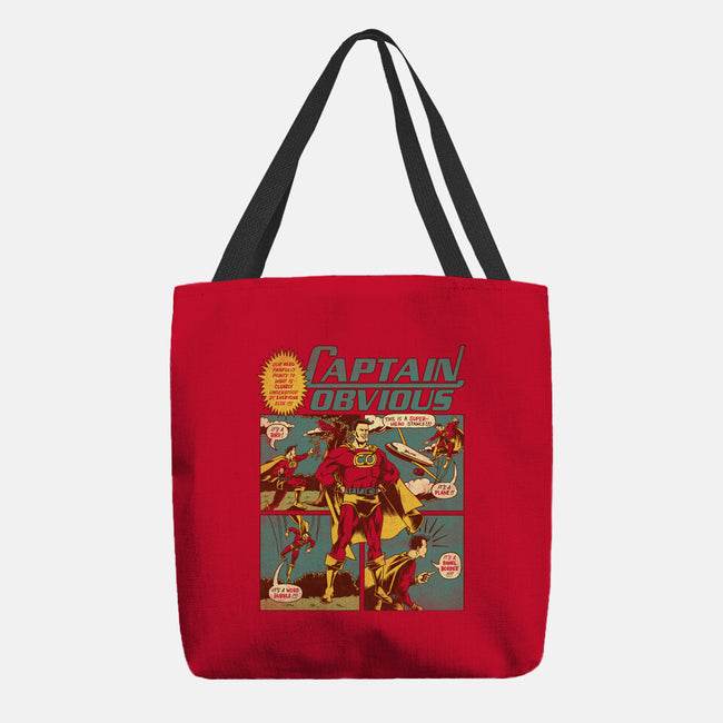 Captain Obvious-none basic tote-Joshua Kemble