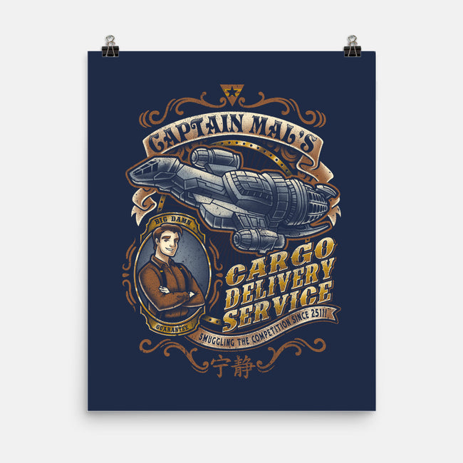 Captain Tight Pants Delivery-none matte poster-Bamboota