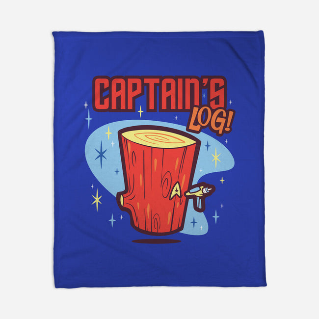 Captain's Log-none fleece blanket-Harebrained