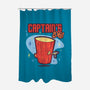 Captain's Log-none polyester shower curtain-Harebrained