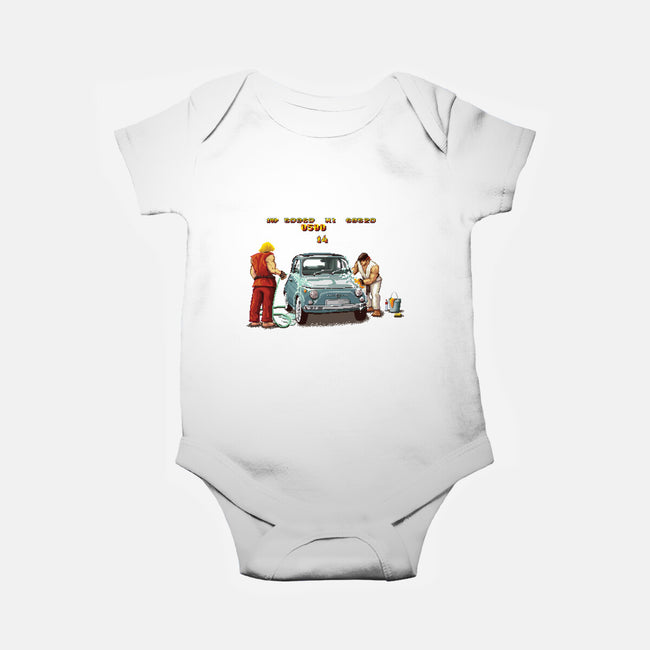 Car Wash Bonus Stage-baby basic onesie-verrrso