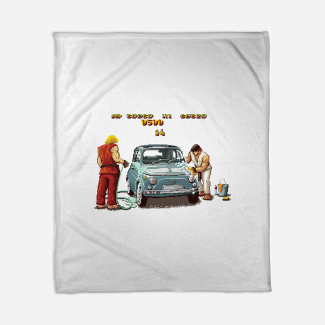 Car Wash Bonus Stage-none fleece blanket-verrrso