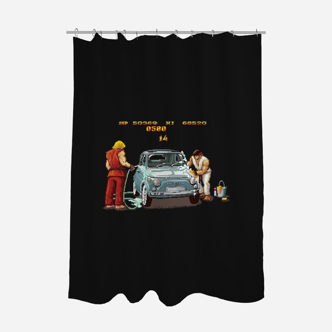 Car Wash Bonus Stage-none polyester shower curtain-verrrso