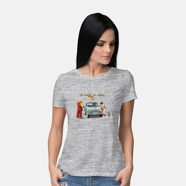 Car Wash Bonus Stage-womens basic tee-verrrso