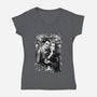 Cara Mia-Mon Cher-womens v-neck tee-MedusaD