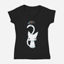 Cat and Raven-womens v-neck tee-freeminds