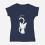 Cat and Raven-womens v-neck tee-freeminds