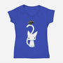 Cat and Raven-womens v-neck tee-freeminds