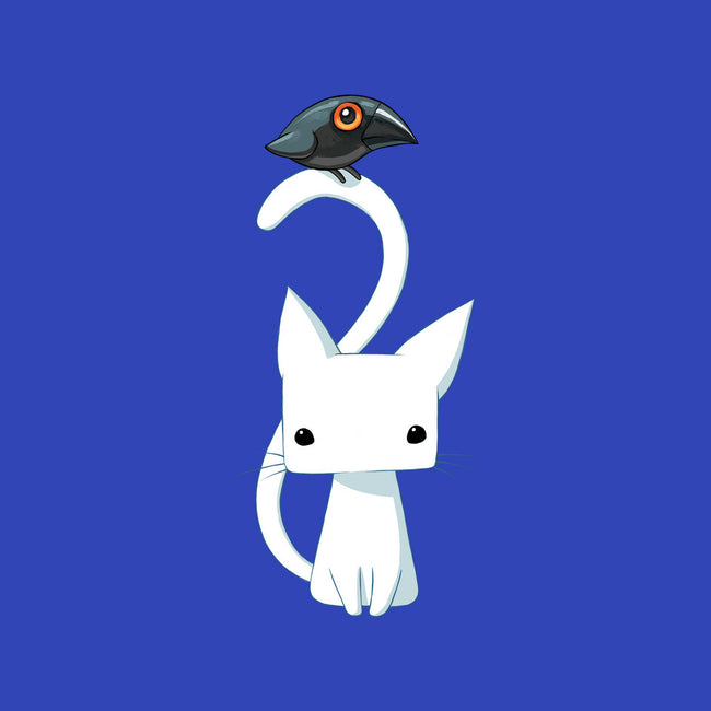 Cat and Raven-none drawstring bag-freeminds