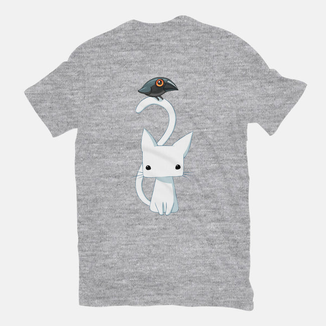 Cat and Raven-mens basic tee-freeminds