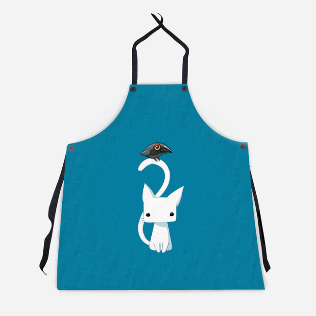 Cat and Raven-unisex kitchen apron-freeminds