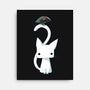Cat and Raven-none stretched canvas-freeminds