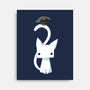 Cat and Raven-none stretched canvas-freeminds