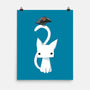 Cat and Raven-none matte poster-freeminds