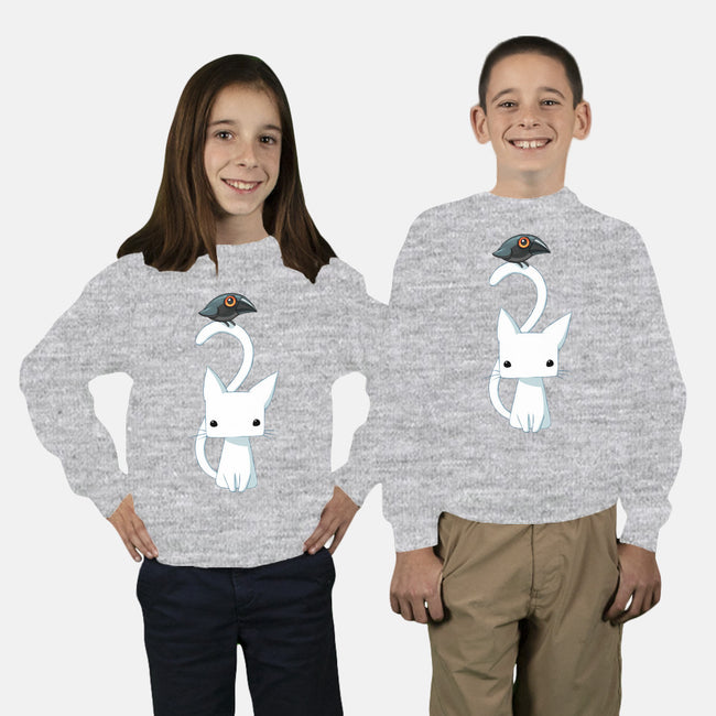 Cat and Raven-youth crew neck sweatshirt-freeminds