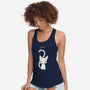 Cat and Raven-womens racerback tank-freeminds